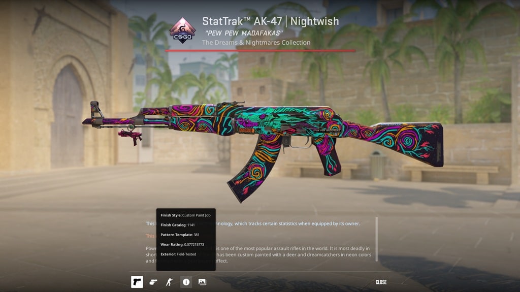 StatTrak™ AK-47 | Nightwish