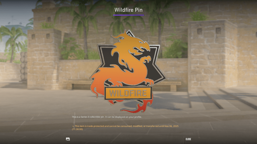 Wildfire Pin