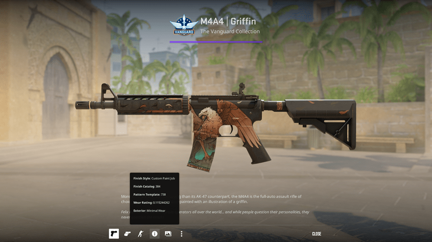 M4A4 | Griffin [MW] (Minimal Wear)