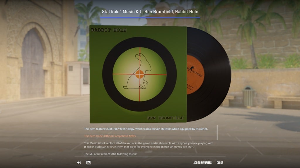 خرید StatTrak™ Music Kit | Ben Bromfield, Rabbit Hole