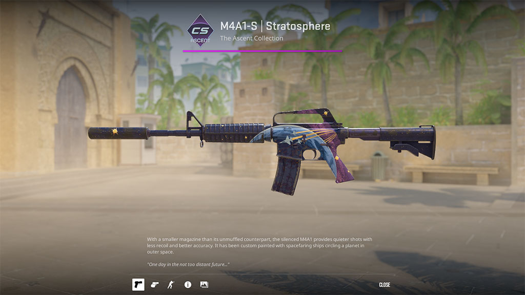 M4A1-S | Stratosphere [FT] (Field-Tested)