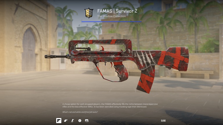 FAMAS | Survivor Z [MW] (Minimal Wear)