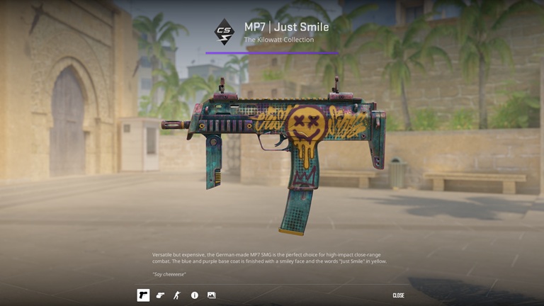 MP7 | Just Smile [FN] (Factory New)